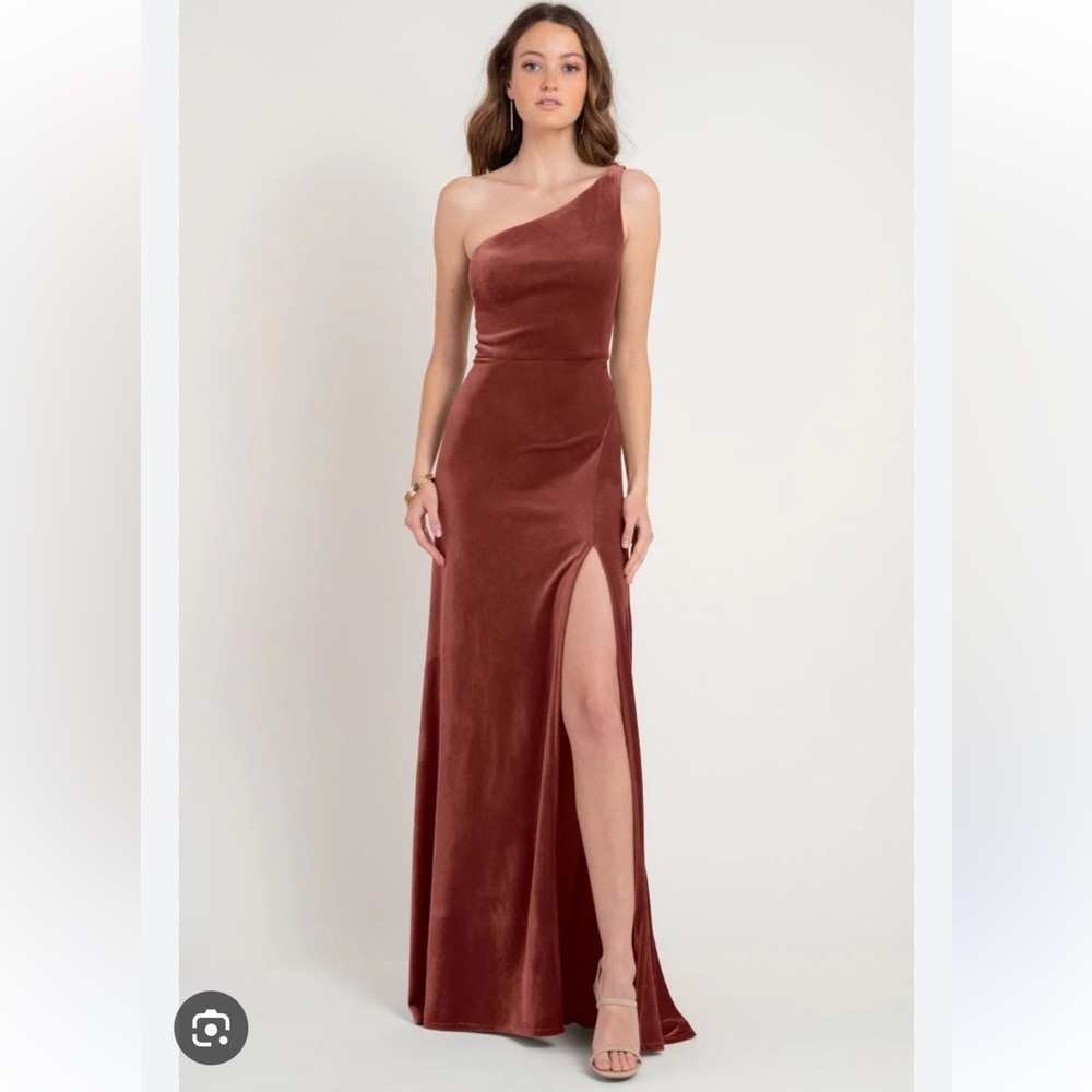 Jennie Yoo English Rose velvet dress